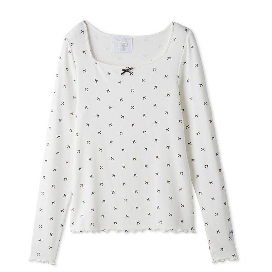 gelato pique ジェラートピケ HALLOWEEN 針抜きリボン柄プル