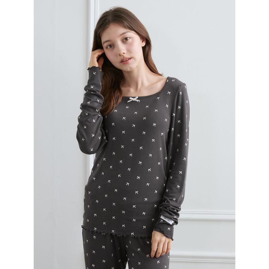 ジェラートピケ リボン柄プルオーバー ロングパンツ 上下セット gelato pique - 【新品未開封】 ジェラートピケリボン柄プル