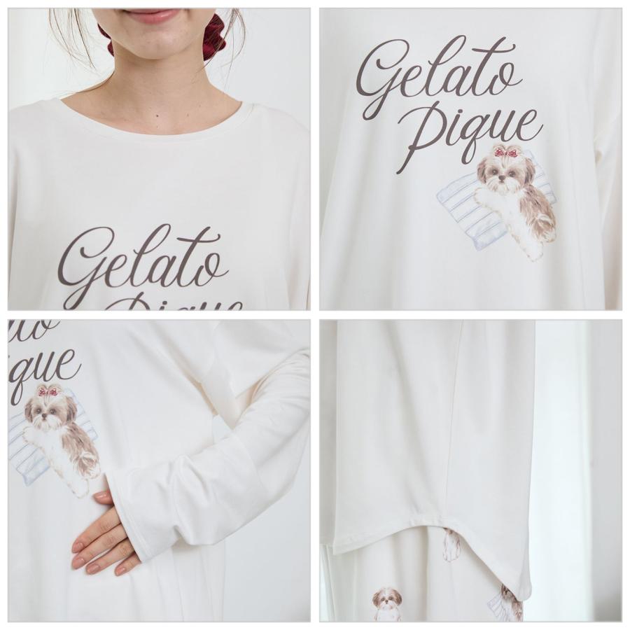 ジェラートピケ Lotus ブラウン ケーブルニット ルームウェアセット UNISEX】タオルローブ｜ルームウェア・パジャマ通販のGELATO