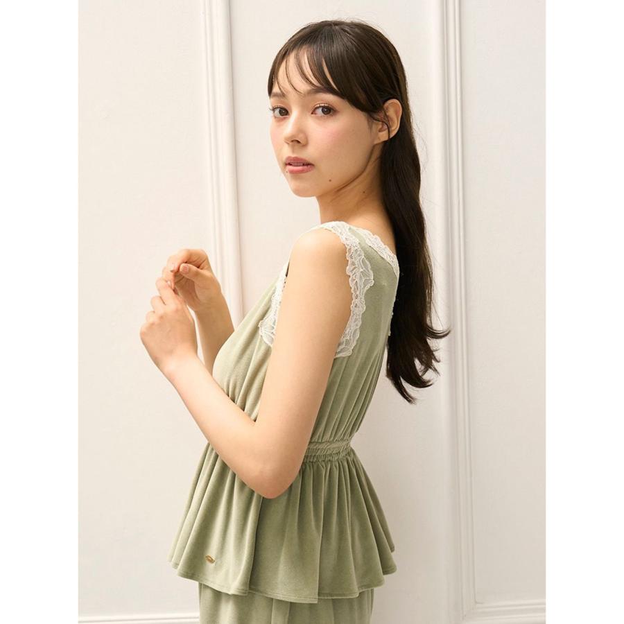 gelato pique（ジェラートピケ） SALE30%OFF MUCHA ベロア×レース