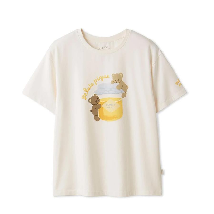 gelato pique（ジェラートピケ） SALE20%OFF はちみつベア柄ワン