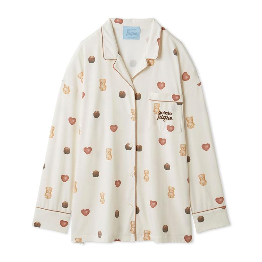 gelato pique（ジェラートピケ） gelato pique Valentine 総柄シャツ