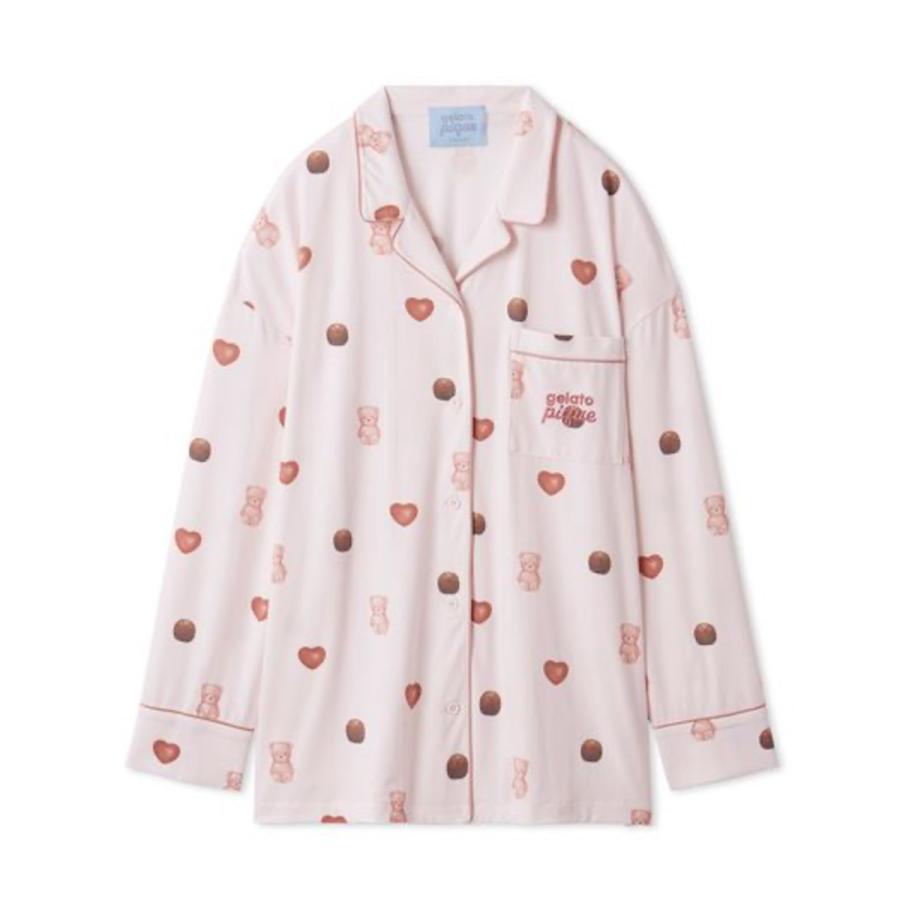 gelato pique（ジェラートピケ） gelato pique Valentine 総柄シャツ