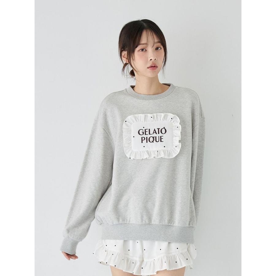 gelato pique（ジェラートピケ） WhiteDay ピローモチーフ裏毛プル
