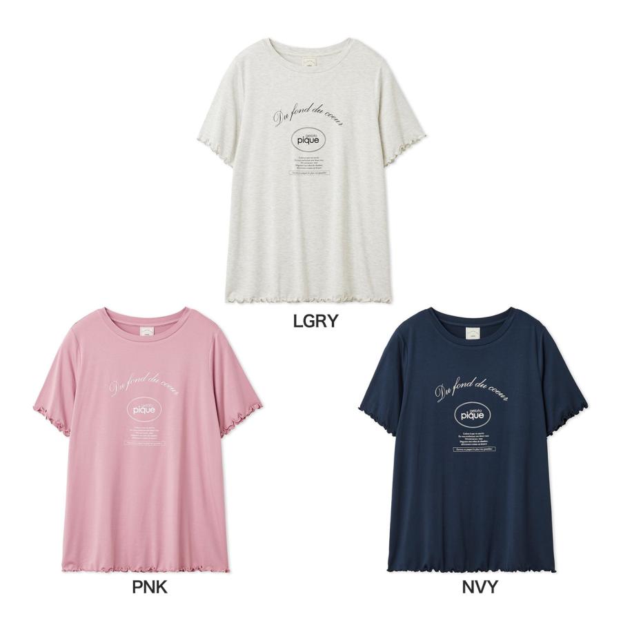 gelato pique（ジェラートピケ） レーヨンロゴメローTシャツ