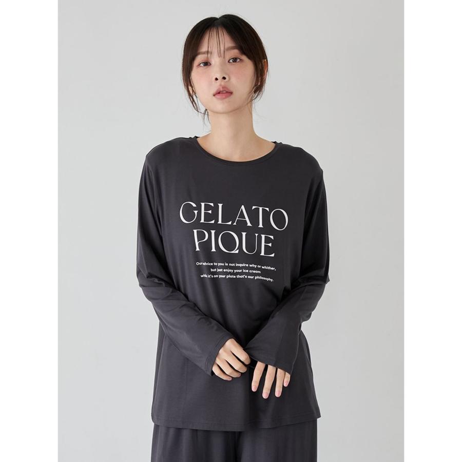 gelato piqueジェラピケ ロゴロンTパンツ セットアップ ルームウェア gelato pique（ジェラートピケ） レーヨンロゴロンT pwct261387