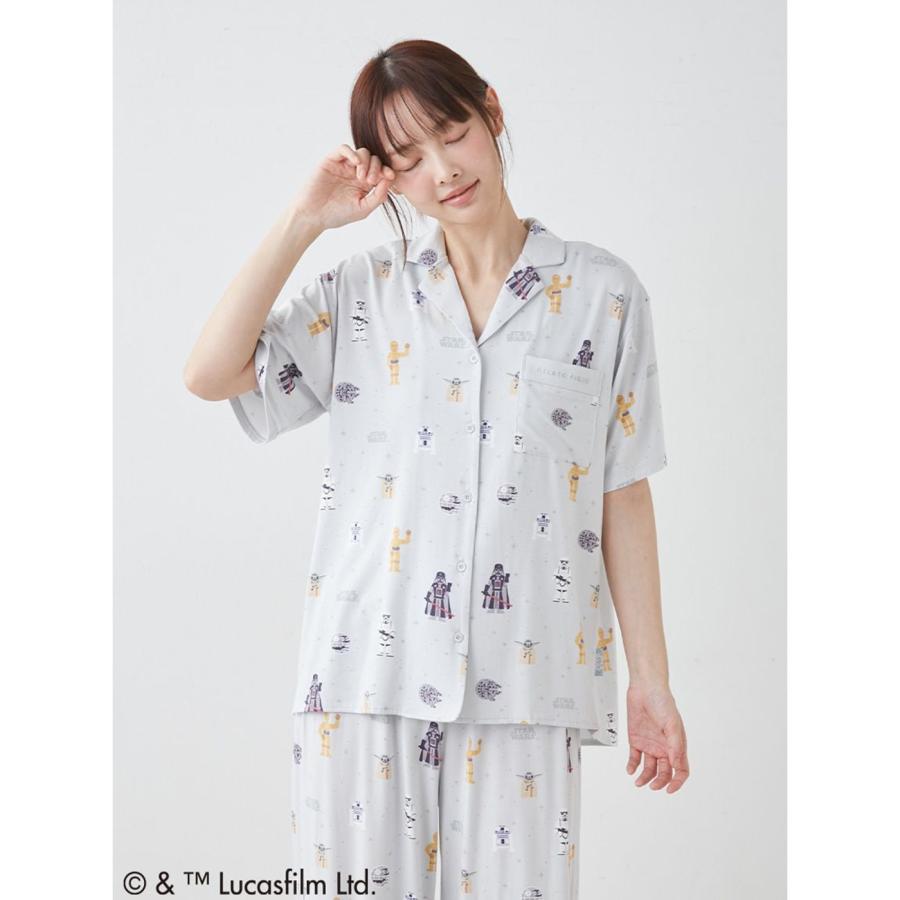 【tm】GERATO PIQUEブラショーツセット×4セット　コラボ新品 gelato pique（ジェラートピケ） レディース 総柄シャツ&ロングパンツ