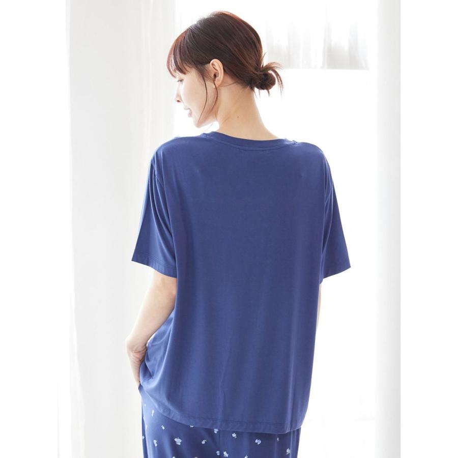 gelato pique（ジェラートピケ） 接触冷感 モチーフ4柄Tシャツ&ロング
