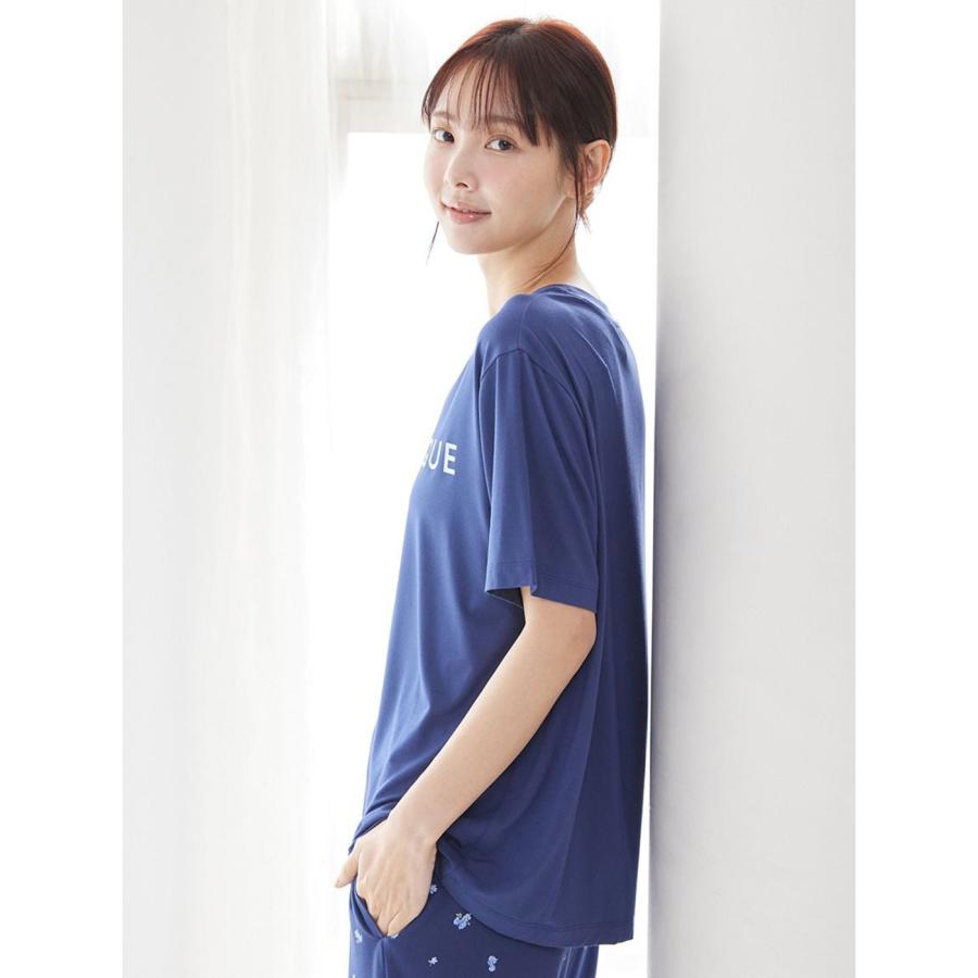 gelato pique（ジェラートピケ） 接触冷感 モチーフ4柄Tシャツ&ロング