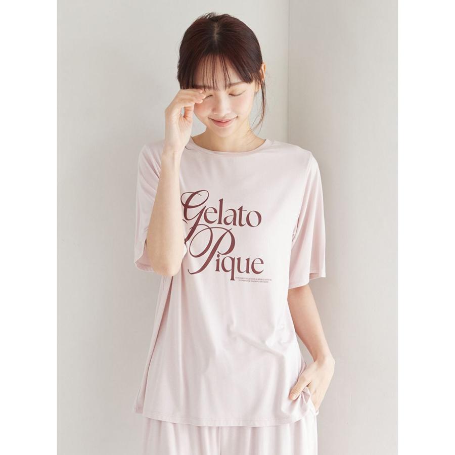 gelato pique（ジェラートピケ） IFMC. 接触冷感 レーヨンロゴTシャツ