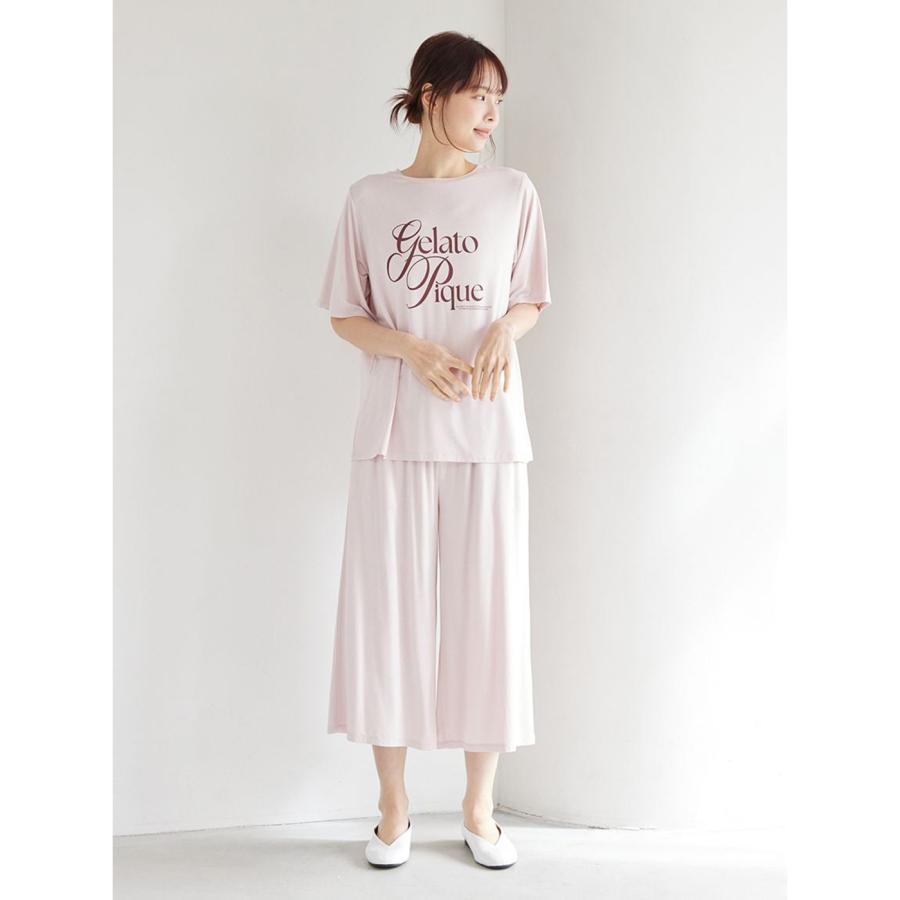 gelato pique（ジェラートピケ） IFMC. 接触冷感 レーヨンロゴTシャツ