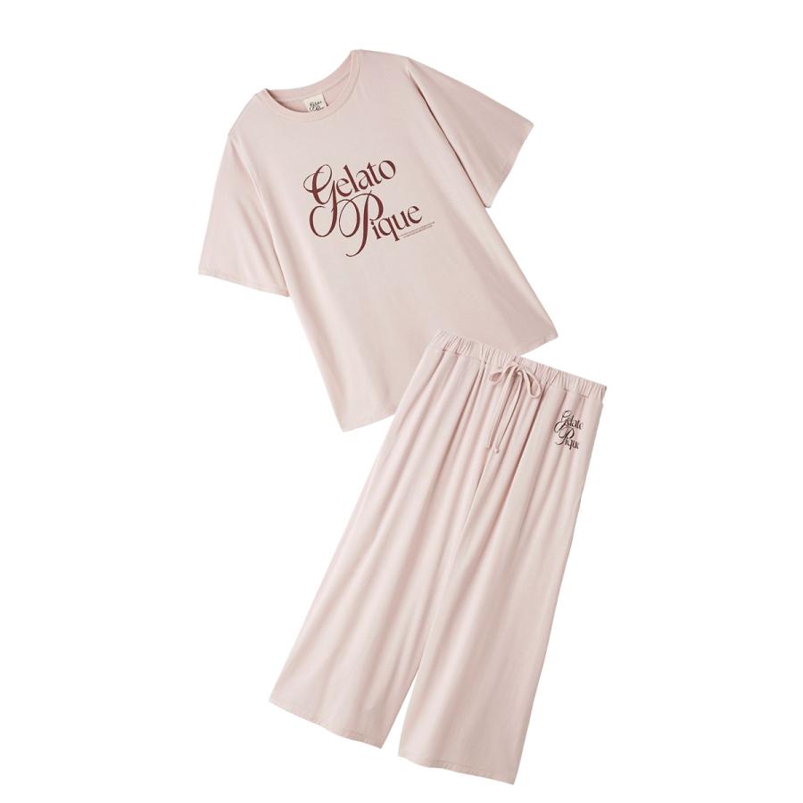 gelato pique（ジェラートピケ） IFMC. 接触冷感 レーヨンロゴTシャツ