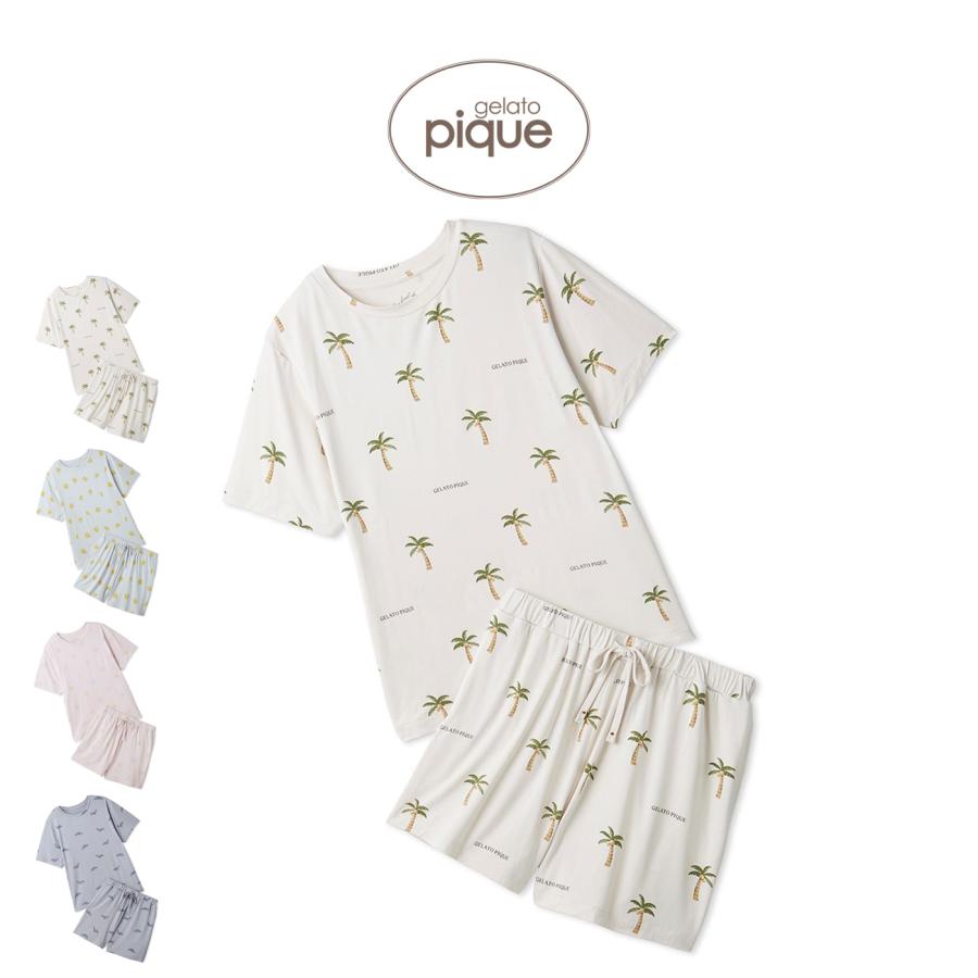 gelato pique（ジェラートピケ） 接触冷感 サマーモチーフ4柄Tシャツ