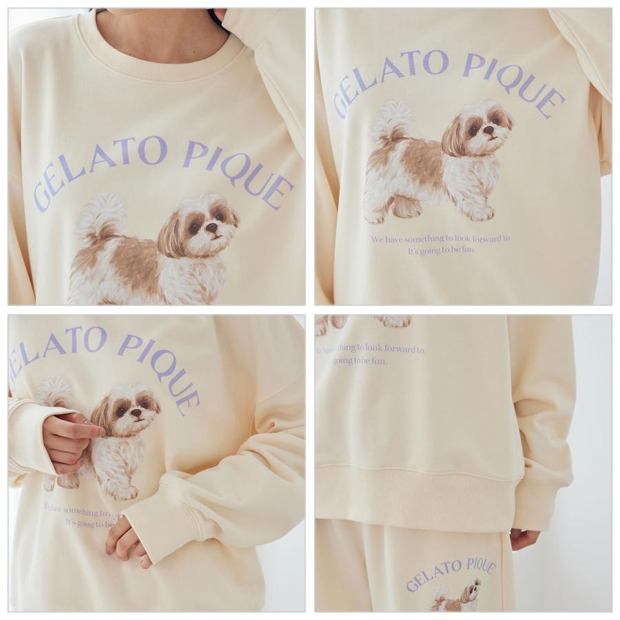 gelato pique（ジェラートピケ） UVカット お散歩ドッグワンポイント裏
