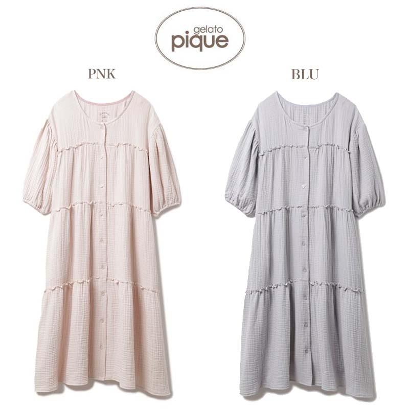 Gelato Pique ジェラートピケ ルームウェア 通販 マタニティガーゼティアードドレス Pwfo ワンピース 妊婦服 妊婦さん 出産祝い Pwfo セレクトショップムー ヤフー店 通販 Yahoo ショッピング