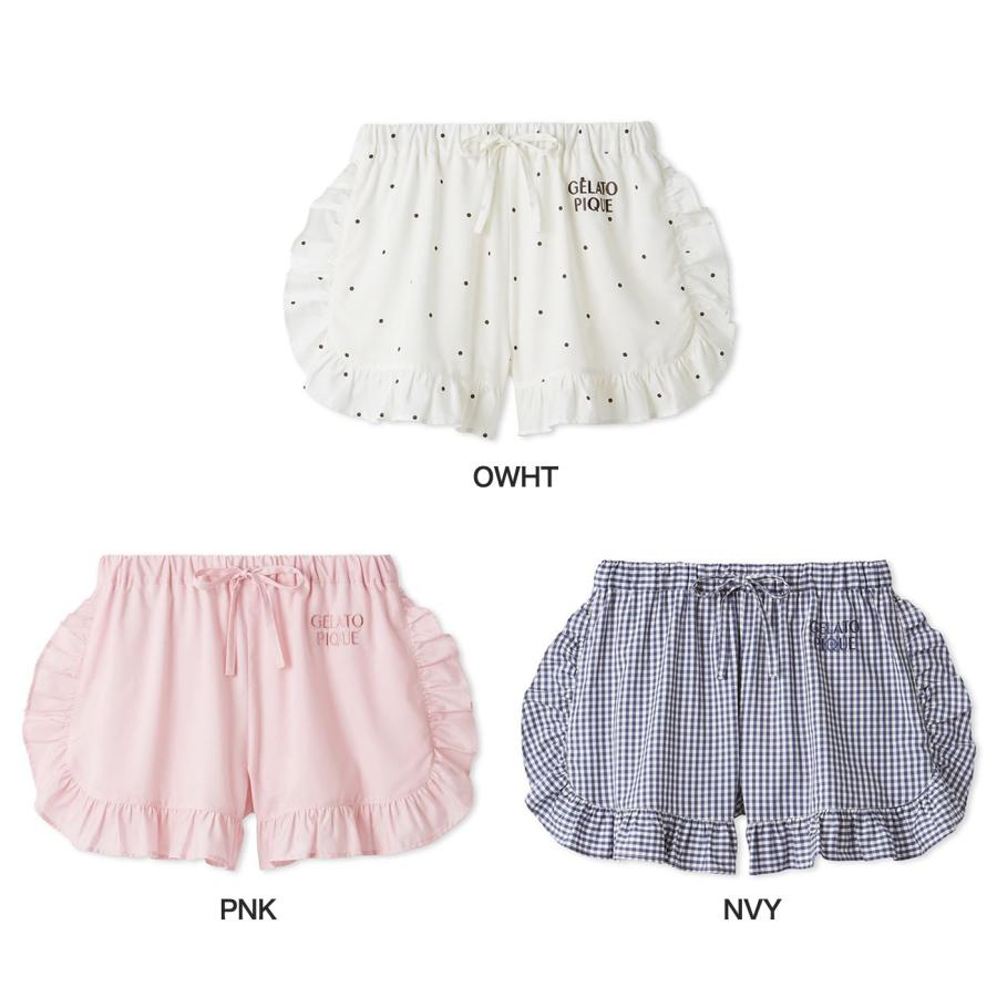ジェラートピケ☆【WhiteDay】3柄フリルショートパンツ新品未使用タグ付き ジェラートピケ gelato pique 【WhiteDay】3柄フリルショートパンツ