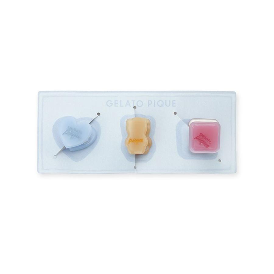 gelato pique（ジェラートピケ） Valentine ミニヘアクリップ3点セット