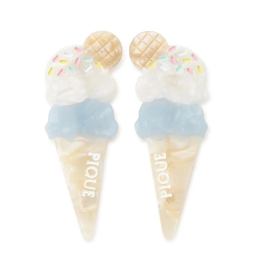gelato pique（ジェラートピケ） アイスモチーフミニヘアクリップ