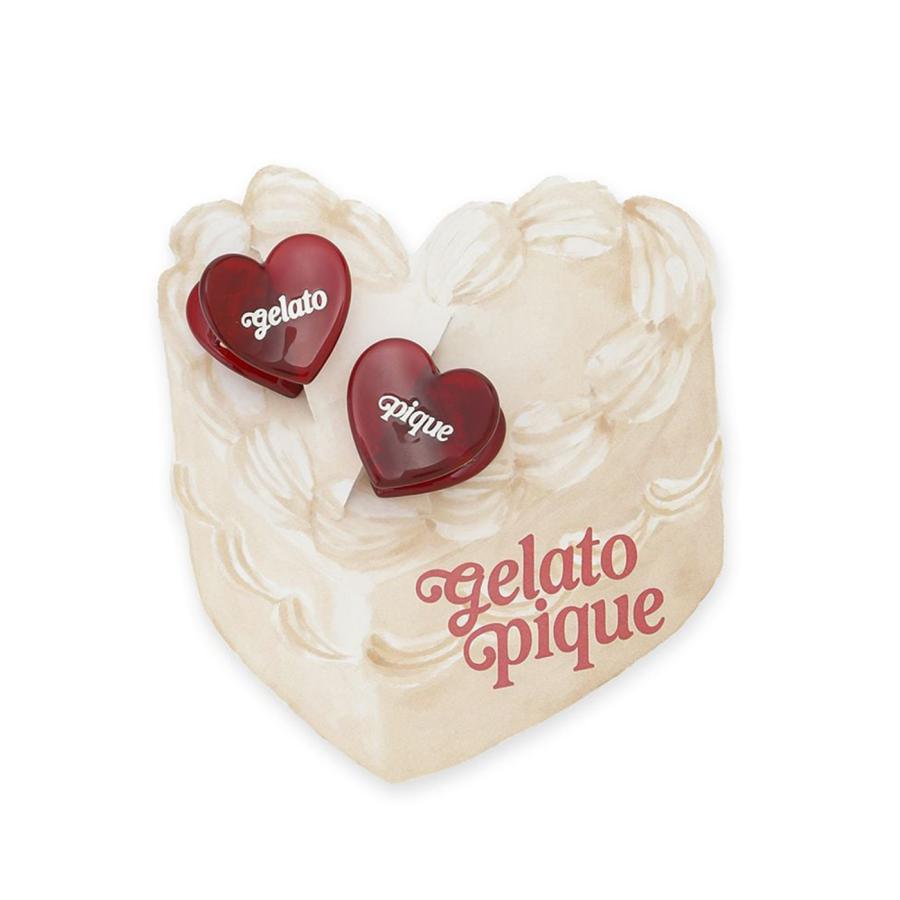 ジェラートピケgelato pique ベアハート上下セット gelato pique（ジェラートピケ） SALE20%OFF ハートミニヘアクリップ2