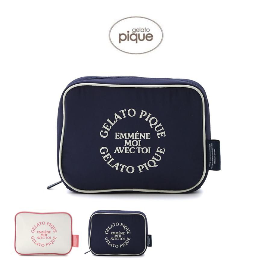SALE30%OFF ジェラートピケ トラベルロゴスクエアポーチ pwgb241703  