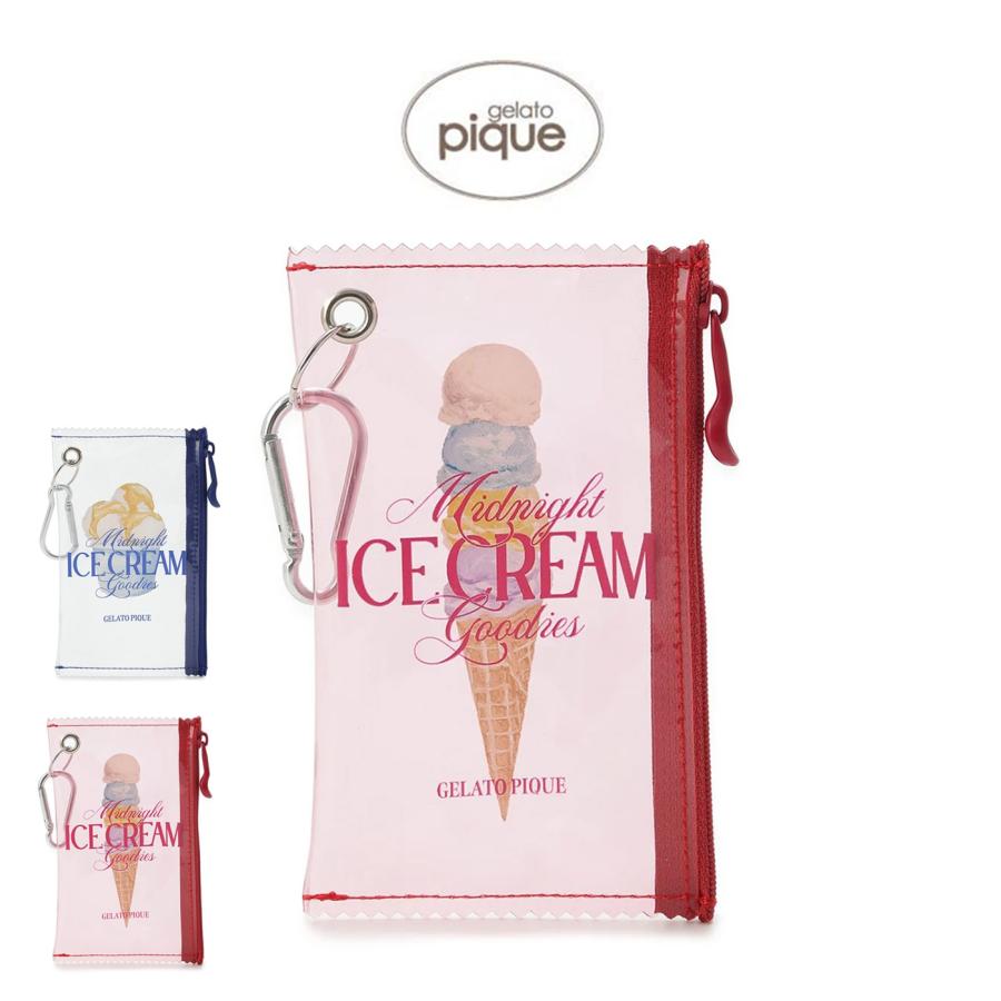 ジェラートピケ ジェラピケ gelato pique gelato pique ジェラートピケ COOL COLLECTION ICEPVCミニポーチ