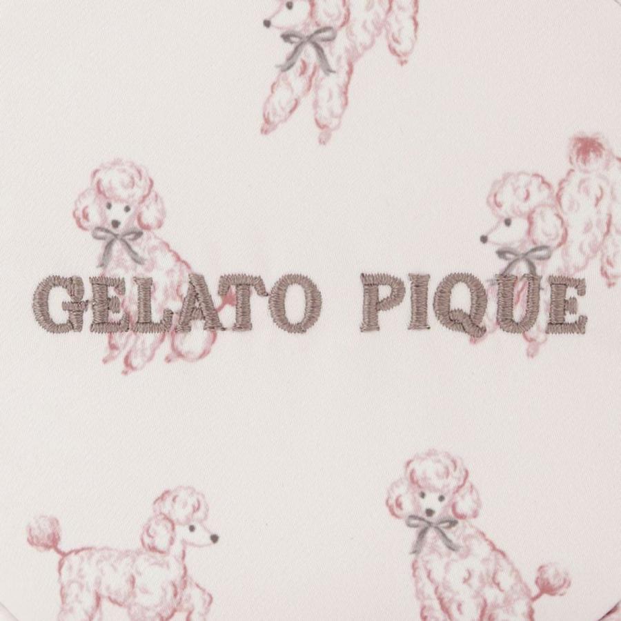 gelato pique（ジェラートピケ） プードル丸型総柄ポーチ pwgb255632