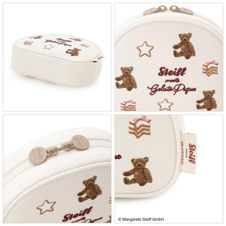 gelato pique（ジェラートピケ） Steiff 総柄ポーチ pwgb255721 