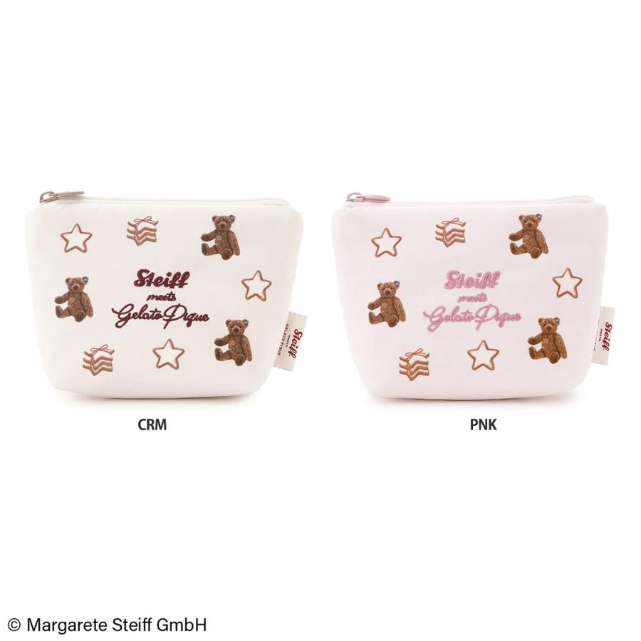 gelato pique（ジェラートピケ） Steiff 総柄ティッシュポーチ