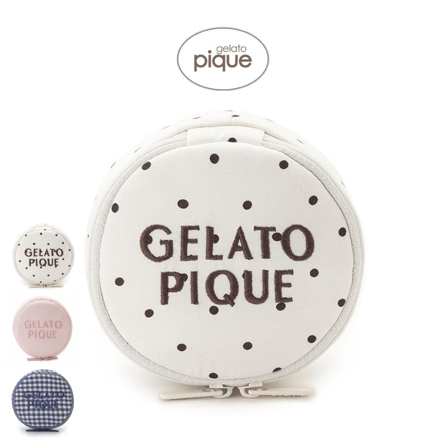 gelato pique（ジェラートピケ） WhiteDay 3柄オーバルポーチ