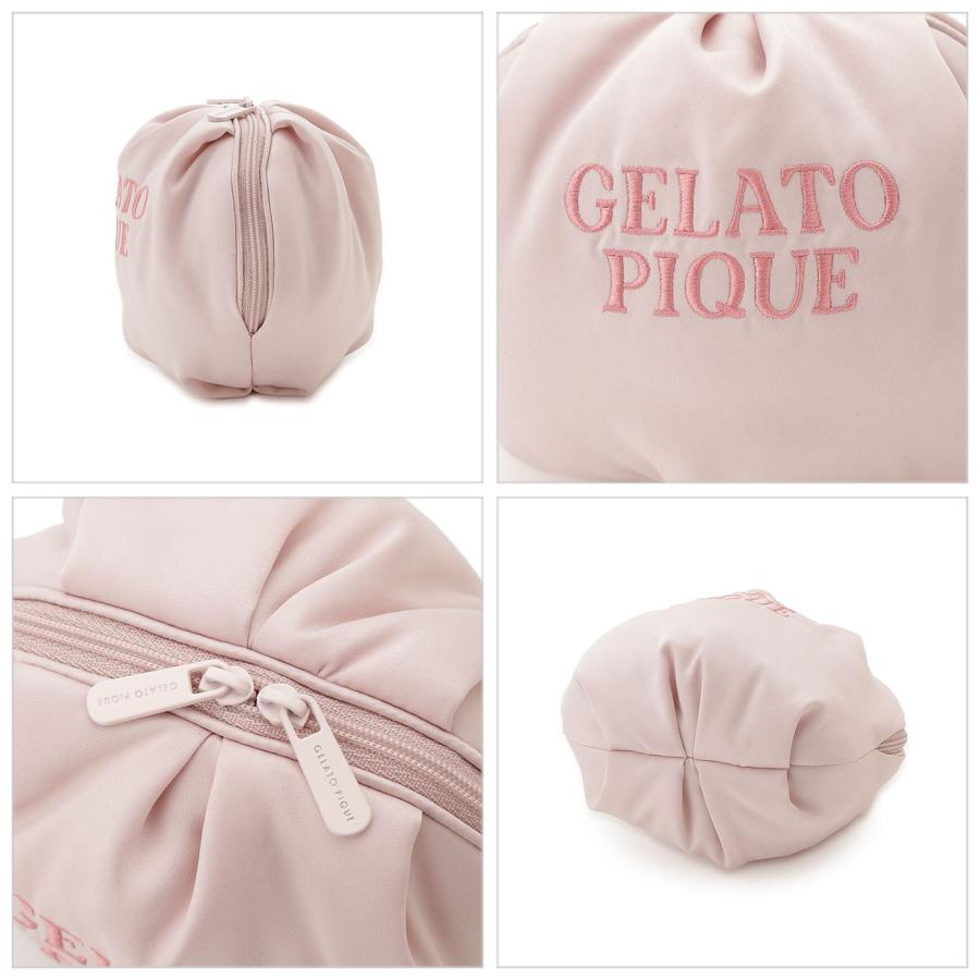 gelato pique（ジェラートピケ） サテン刺繍ポーチ pwgb262646
