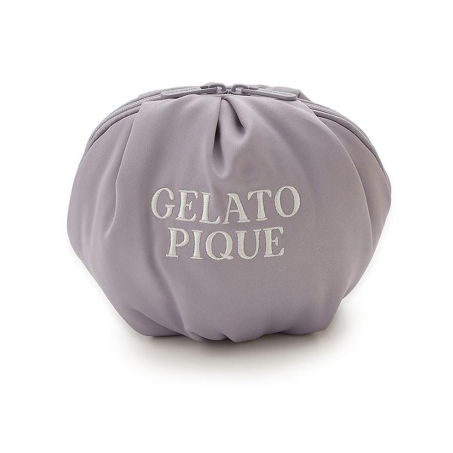 gelato pique（ジェラートピケ） SALE20%OFF サテン刺繍ポーチ
