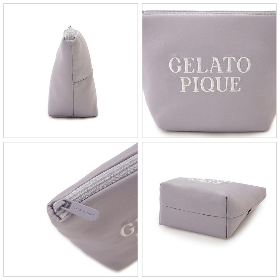 gelato pique（ジェラートピケ） サテン刺繍ティッシュポーチ