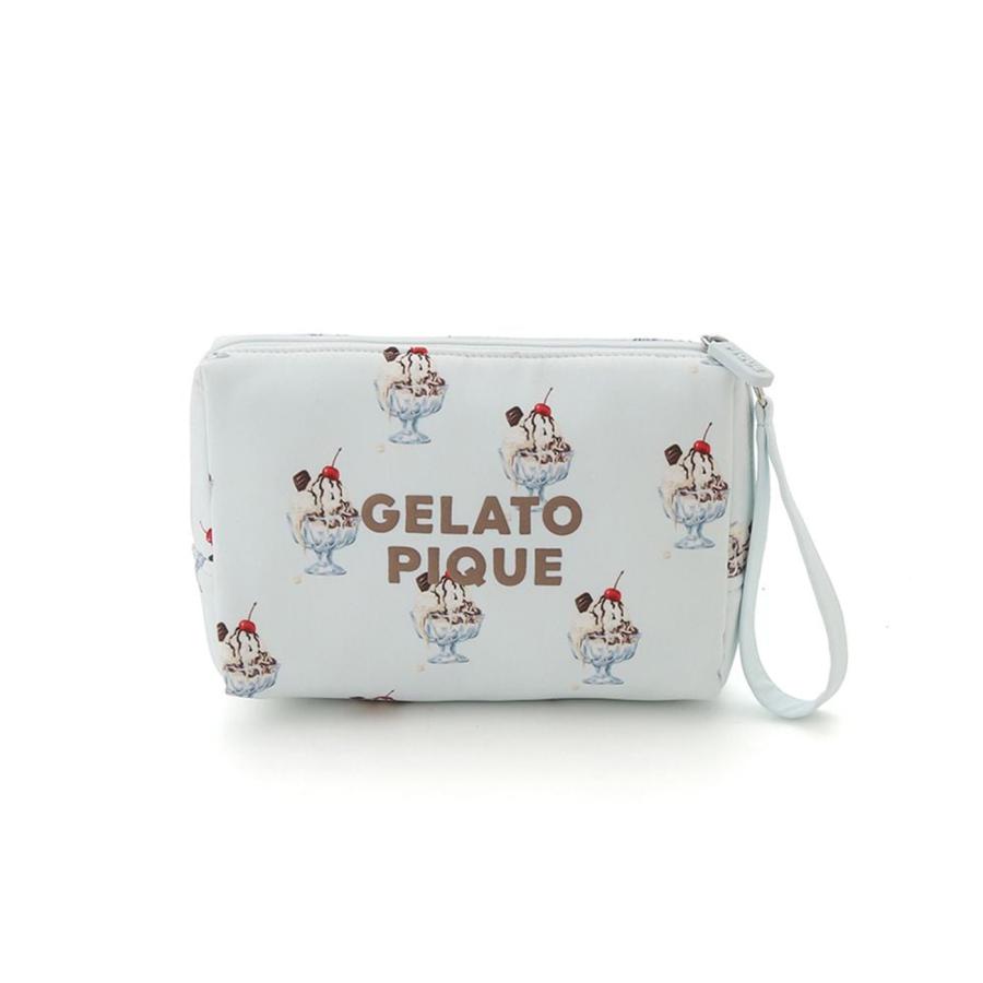 gelato pique（ジェラートピケ） HIGH CALORIE総柄ポーチ pwgb262660
