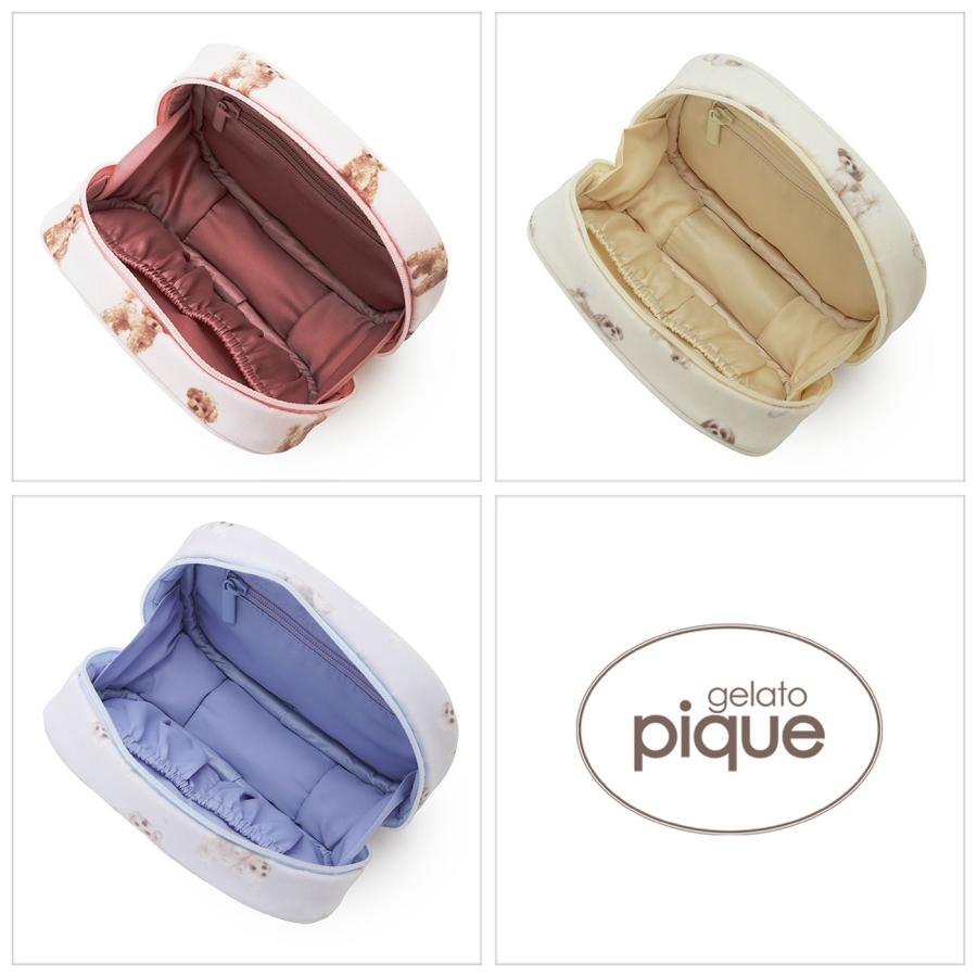gelato pique（ジェラートピケ） お散歩ドッグ総柄ティッシュポーチ