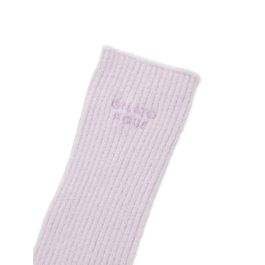 新品 未使用 ジェラートピケ ルームウェア ライトグレー 靴下付き gelato pique（ジェラートピケ） SALE20%OFF スムーズィーリブレッグ