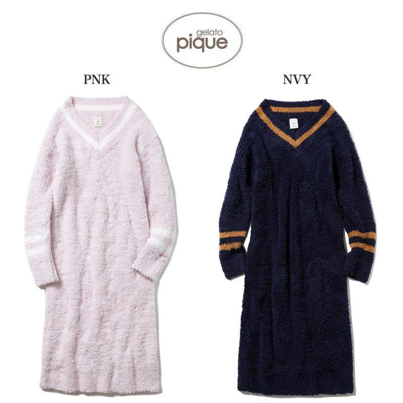 Gelato Pique ジェラートピケ ルームウェア 通販 ジェラートvネックドレス Pwno5077 ジェラピケ 秋冬 レディース 部屋着 ワンピースクリスマス Pwno5077 セレクトショップムー 通販 Yahoo ショッピング