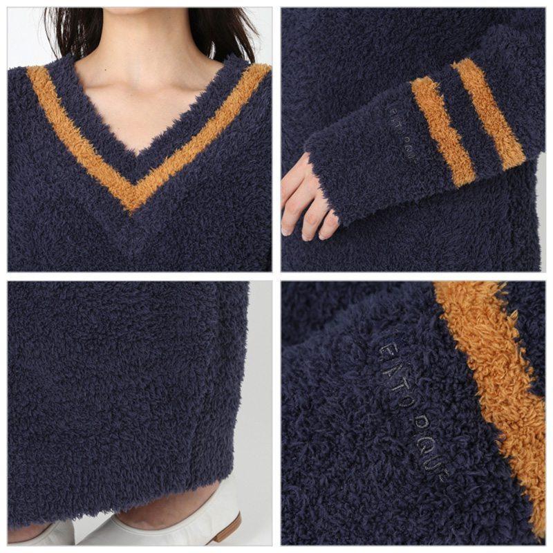 Gelato Pique ジェラートピケ ルームウェア 通販 ジェラートvネックドレス Pwno5077 ジェラピケ 秋冬 レディース 部屋着 ワンピースクリスマス Pwno5077 セレクトショップムー 通販 Yahoo ショッピング