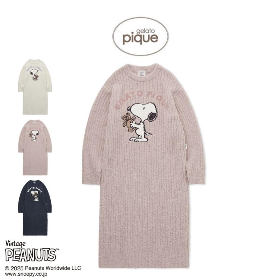 gelato pique ジェラートピケ PEANUTS SNOOPY×BEAR ジャガード gelato pique ジェラートピケ PEANUTS SNOOPY×BEAR ジャガード
