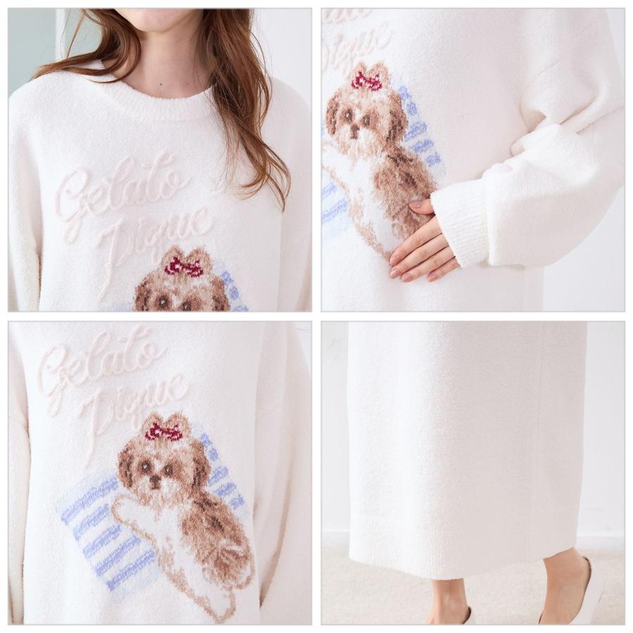 【新品A】　ジェラートピケ　パジャマ　上下セット　ワンピース Amazon | ジェラートピケ レディース プレイフルキャット柄