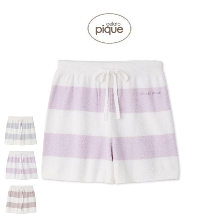 gelato pique（ジェラートピケ） スムーズィー2ボーダーショートパンツ