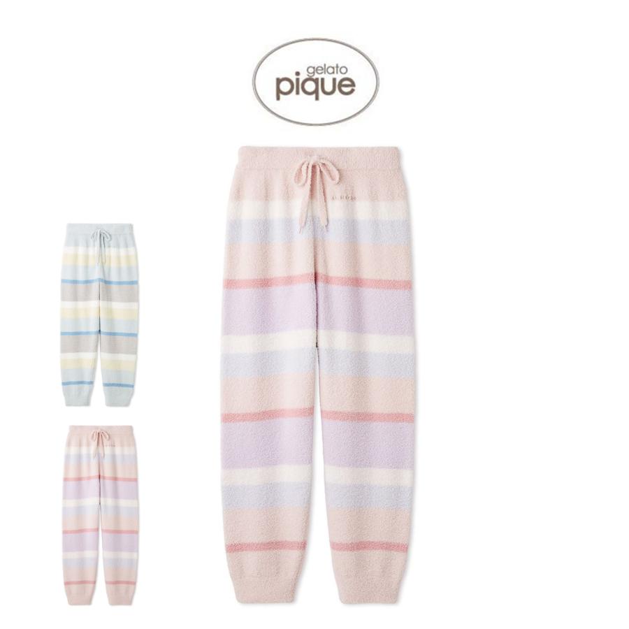 gelato pique ジェラートピケ ベビモコカラフルボーダーロング
