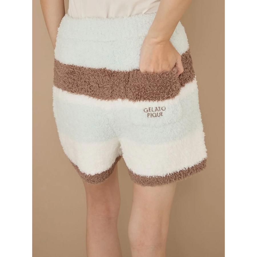 【新品タグ付】ジェラートピケ ジェラピケ　ボーダー＆ショートパンツ　ルームウェア gelato pique（ジェラートピケ）の「ジェラート3ボーダーショート