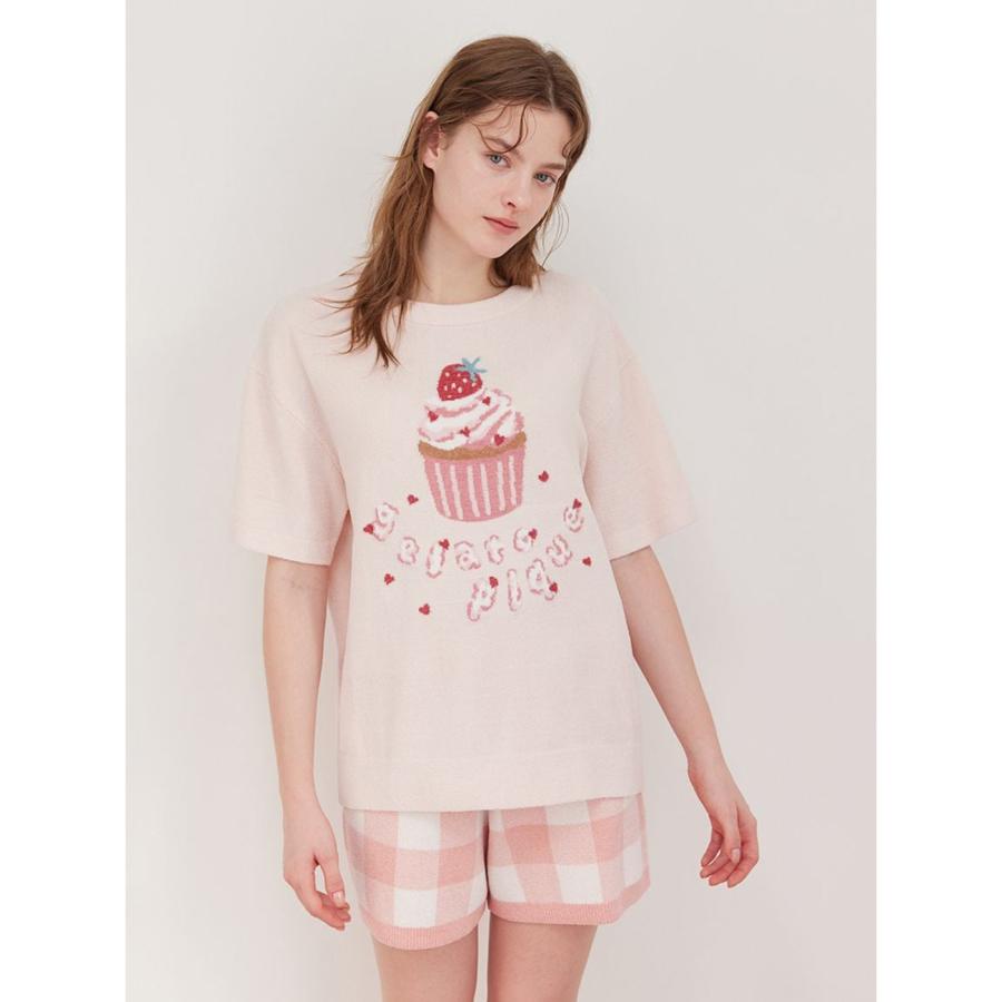 ジェラートピケ gelato pique 【ONLINE限定】チェック柄プルオーバー