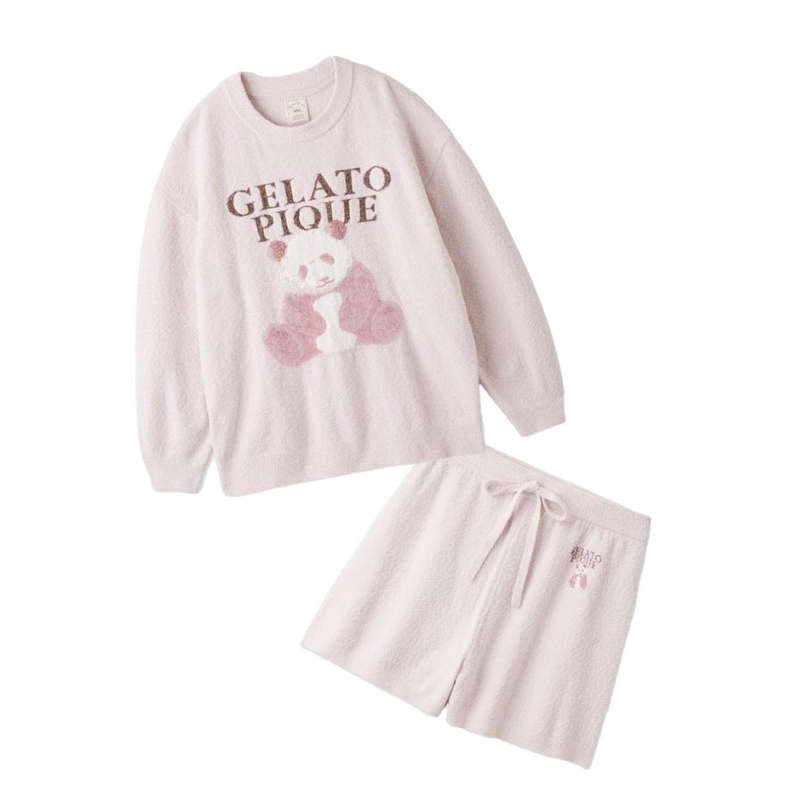 gelato pique ジェラートピケ パンダジャガードプルオーバー&ショート 