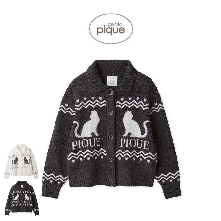 【新品タグ付】gelatopiqueフェザーカーディガン ルームウェア上下セット 新品タグ付】gelatopiqueフェザーカーディガン ルームウェア上下