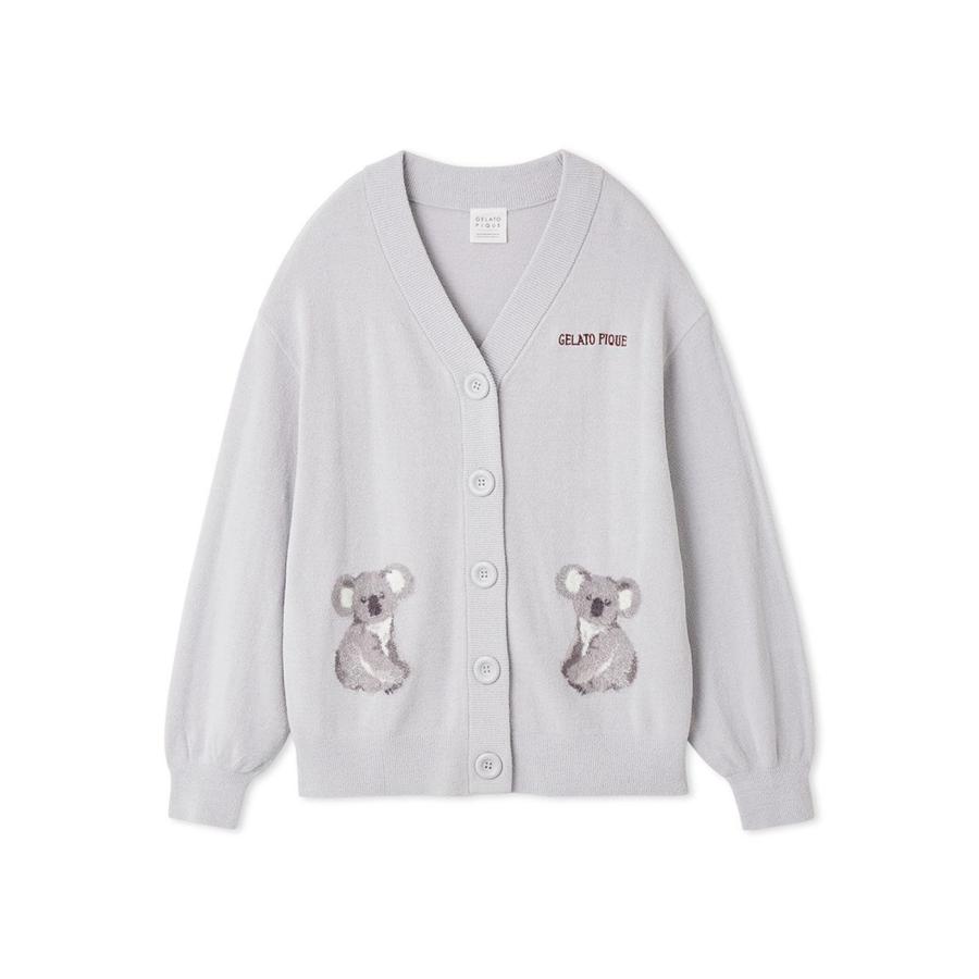 gelato pique ジェラートピケ コアラジャガードカーディガン