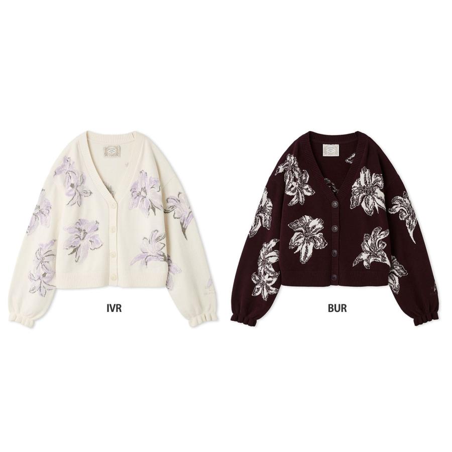 【新品】ジェラートピケMUCHAリリージャガードカーディガン&ショートパンツ MUCHA】リリージャガードカーディガン(カーディガン・ガウン