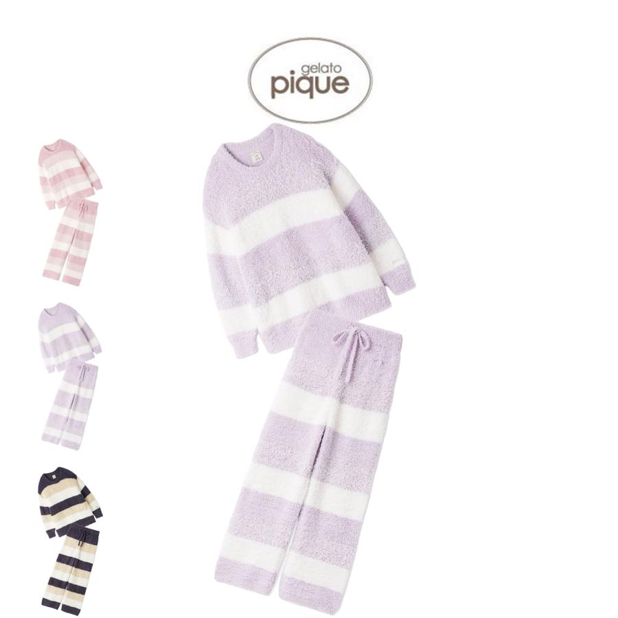 gelato pique（ジェラートピケ） ジェラート3ボーダープルオーバー