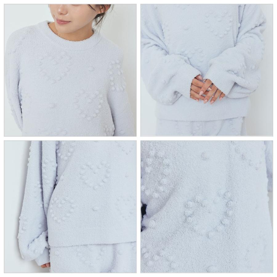 gelato pique ジェラートピケ ハート柄プルオーバー pwnt255030