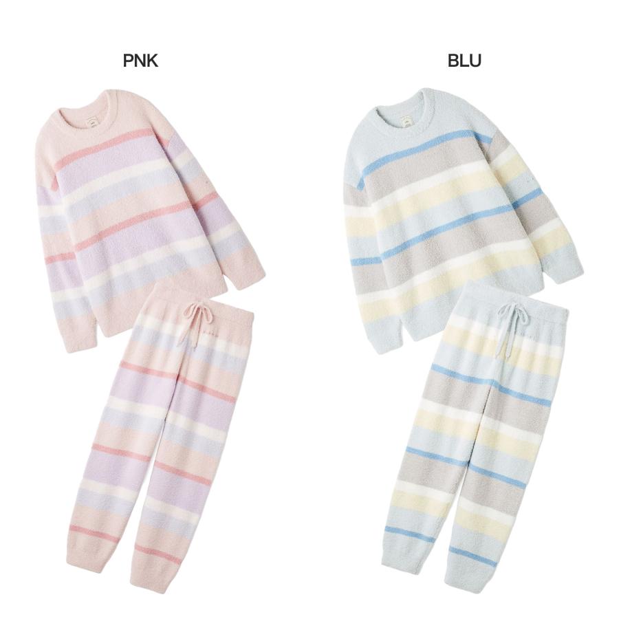 gelato pique（ジェラートピケ） ベビモコカラフルボーダープル